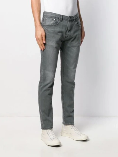 Shop Edwin Straight Leg Jeans In Grey