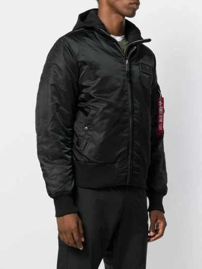 Alpha Industries Ma-1 Bomber Jacket In Black