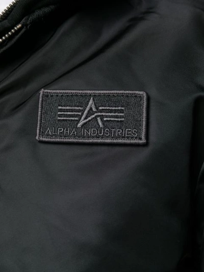 Alpha Industries Ma-1 Bomber Jacket In Black