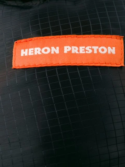 Shop Heron Preston Nasa Padded Jacket In Black