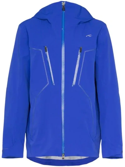 Kjus Blue Macun Technical Shell Hooded Jacket | ModeSens