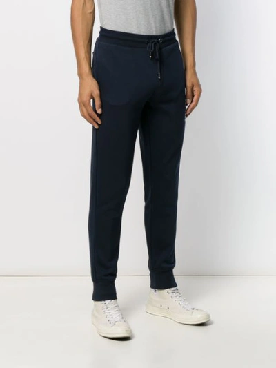 Shop Tommy Hilfiger Sky Captain Logo Trackpants In Blue