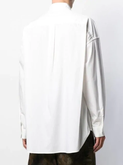 Shop Damir Doma External Strap Shirt In White