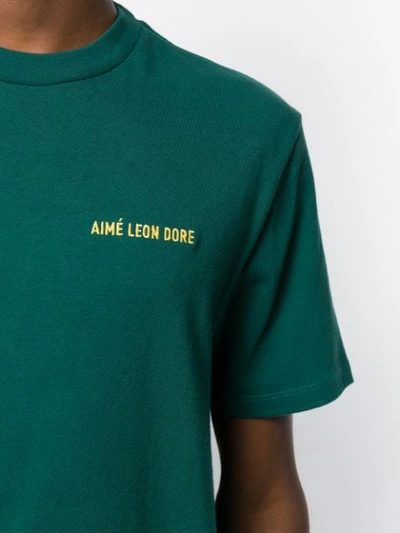 Shop Aimé Leon Dore Short Sleeve T-shirt In Verde