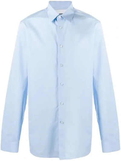 Shop Jil Sander Relaxed Fit Shirt In Blue