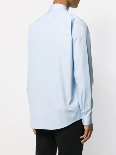 Shop Jil Sander Relaxed Fit Shirt In Blue