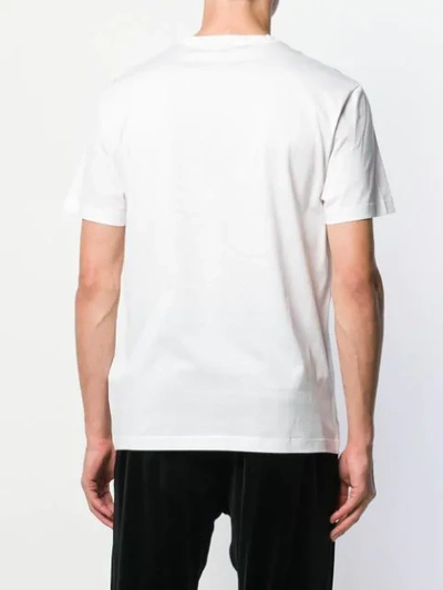 Shop Versace Ny Medusa Motif Print T-shirt In White