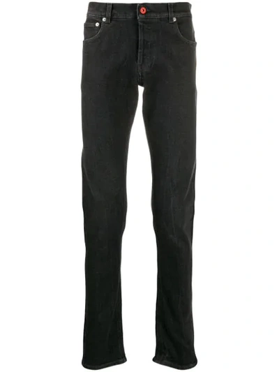 Shop Heron Preston Washed Effect Slim Jeans In 7801 Black