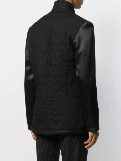 Shop Ann Demeulemeester Reversible Padded Jacket In Black