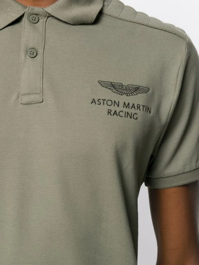 Shop Hackett Aston Martin Racing' Polo Shirt In Green