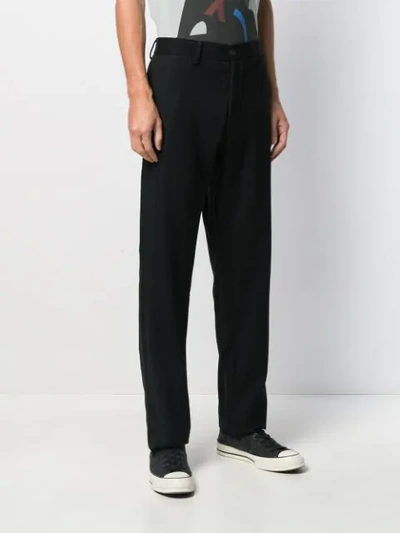 Shop Société Anonyme Luke Straight Leg Trousers In Black