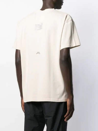 Shop A-cold-wall* Graphic Print T-shirt In Neutrals