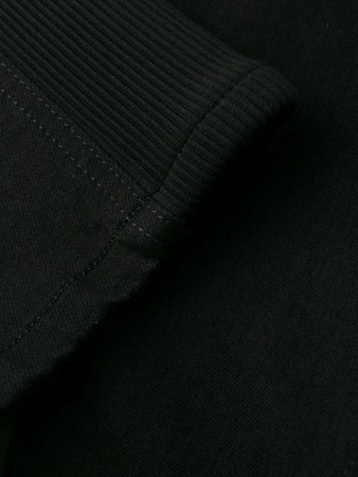 Shop Neil Barrett Ribbed-trim Slim Jeans In Black