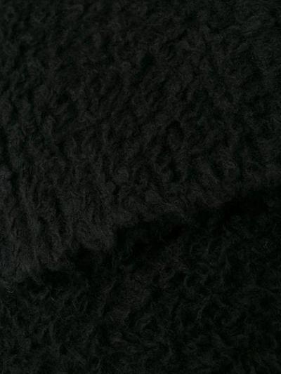 Paura Textured Relaxed-fit Jumper In Black