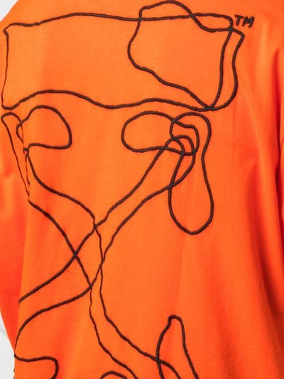 Shop Off-white Abstract Arrows T-shirt In Orange