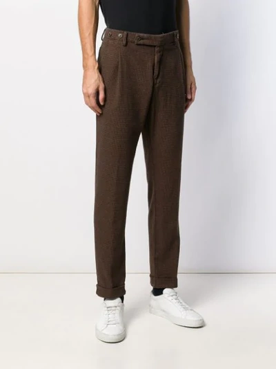 Shop Berwich Slim-fit Tailored Trousers In Brown