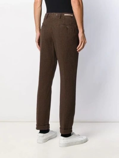 Shop Berwich Slim-fit Tailored Trousers In Brown