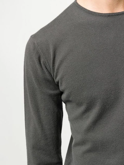 Pre-owned Giorgio Armani 1990's Slim Jumper In Grey