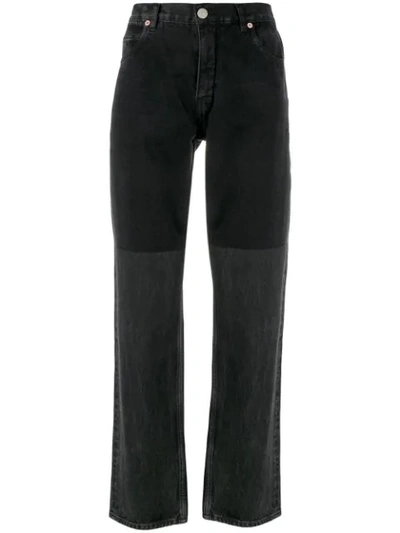Shop Martine Rose Regular Fit Jeans In Black