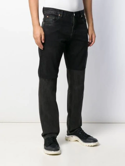 Shop Martine Rose Regular Fit Jeans In Black