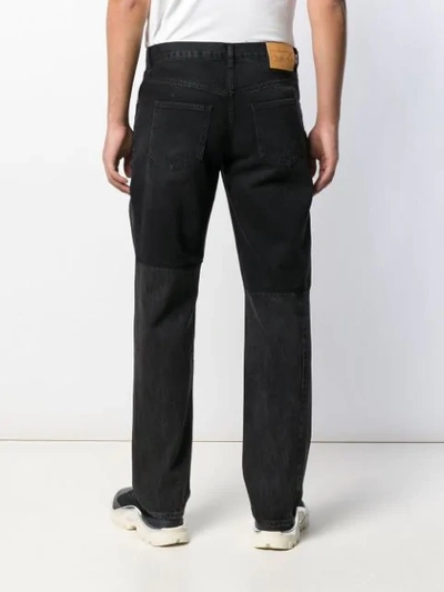 Shop Martine Rose Regular Fit Jeans In Black