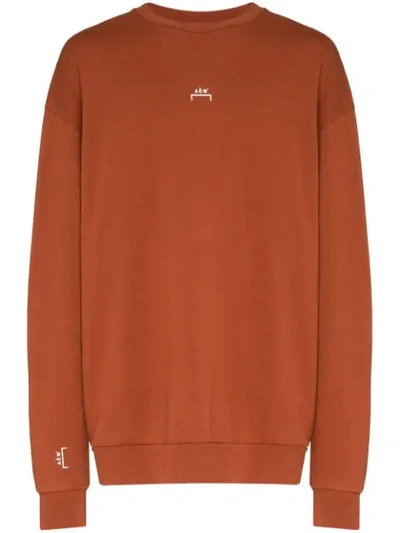 Shop A-cold-wall* Software Print Sweatshirt In Brown