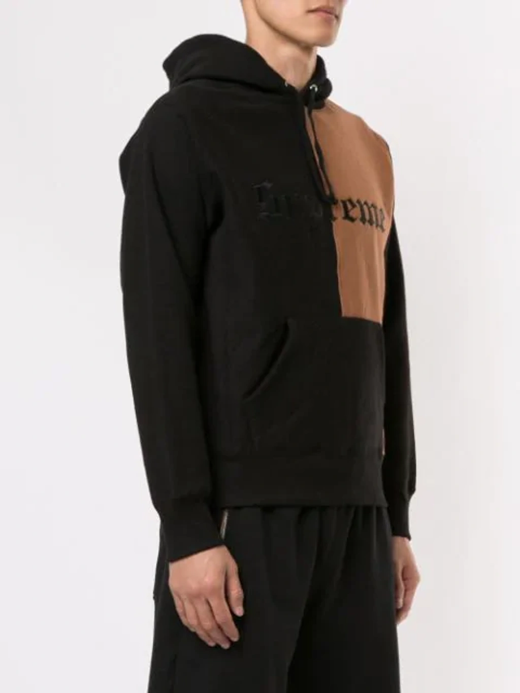 Supreme Split Old English Hoodie In Black ModeSens