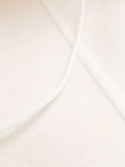 Shop Oamc Hooded Coat In White