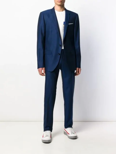 Shop Dolce & Gabbana Classic Two-piece Suit In Blue
