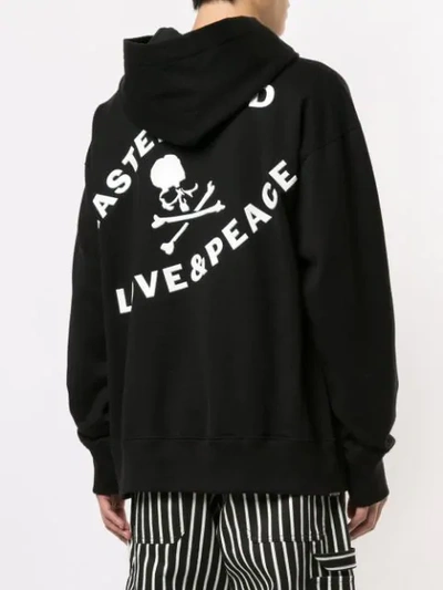 Shop Mastermind Japan Skull Logo Print Hoodie In Black