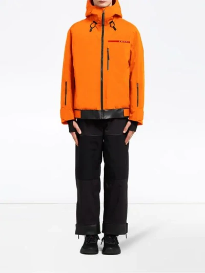 Linea Rossa Multi zip Technical Jacket In Orange