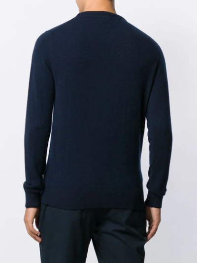 Shop Ron Dorff Drawstring Cashmere Jumper In Blue