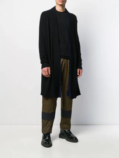 Shop Ziggy Chen Cargo Pocket Trousers In Green