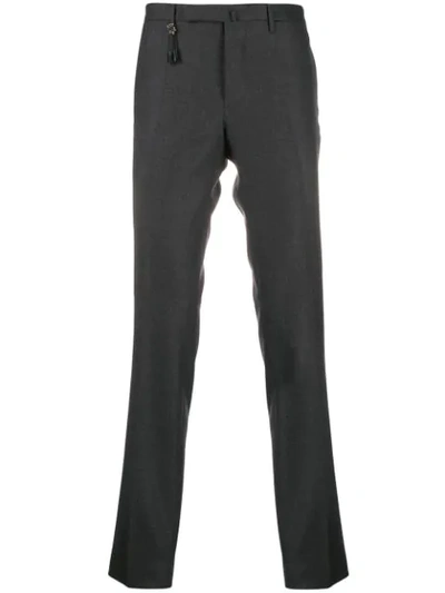 Shop Incotex Tailored Trousers In Grey