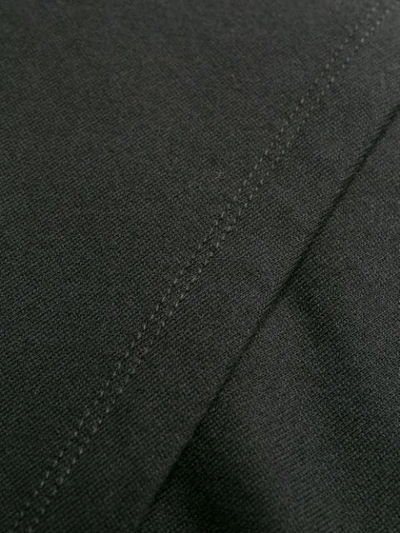 Shop Valentino Logo Print Zipped Hoodie In Black