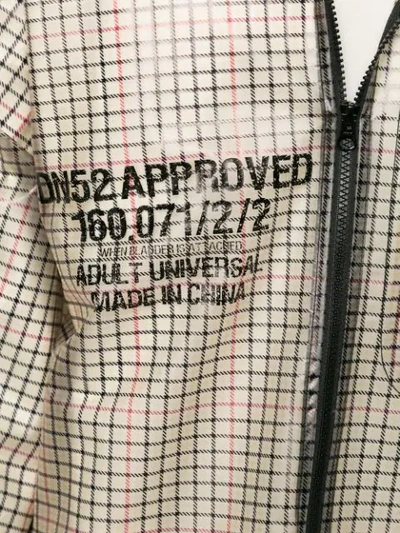 Sankuanz Check Pattern Jacket In Brown