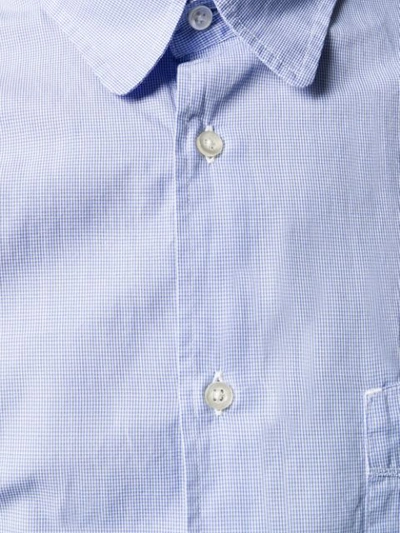 Shop Officine Generale Shirt ”benoit” In Blue