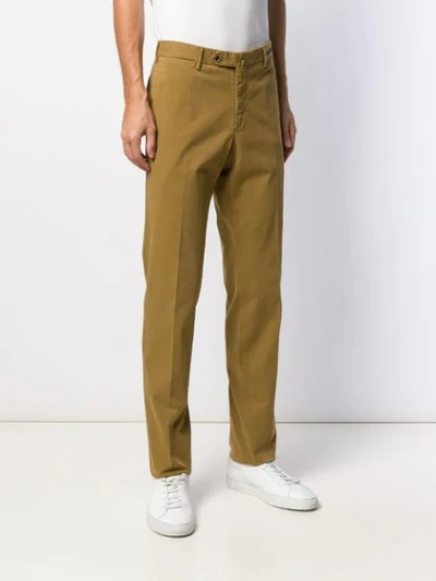 Shop Pt01 Classic Chinos In Brown