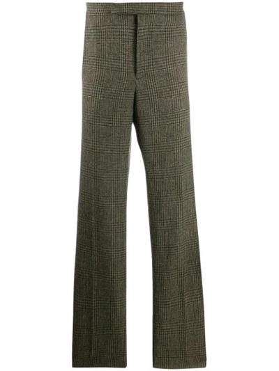 Shop Holland & Holland Classic Leg Trousers In Brown