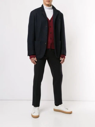 Corneliani Slim Fit Chinos In Grey