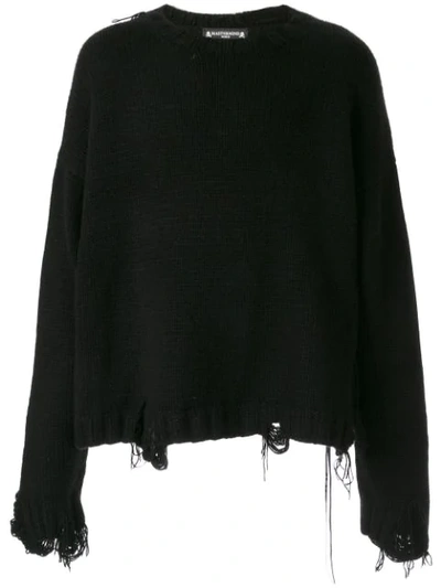 Shop Mastermind Japan Cashmere Skull Jumper In Black