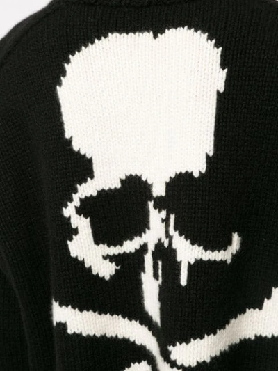 Shop Mastermind Japan Cashmere Skull Jumper In Black