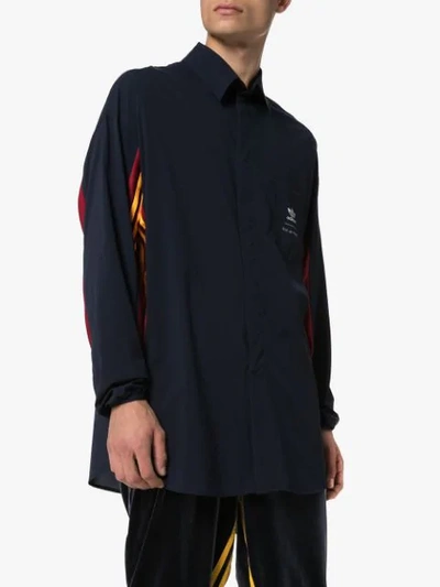 Shop Adidas Originals X Bed Jw Ford 3-stripe Track Jacket In Blue