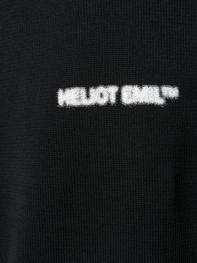 Shop Heliot Emil Sweatshirt Mit Logo-print In Black