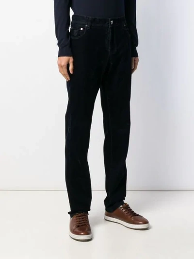 Corneliani Straight Jeans In Blue