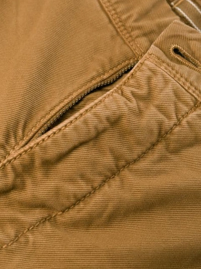 Shop Incotex Slim-fit Chino Trousers In Brown