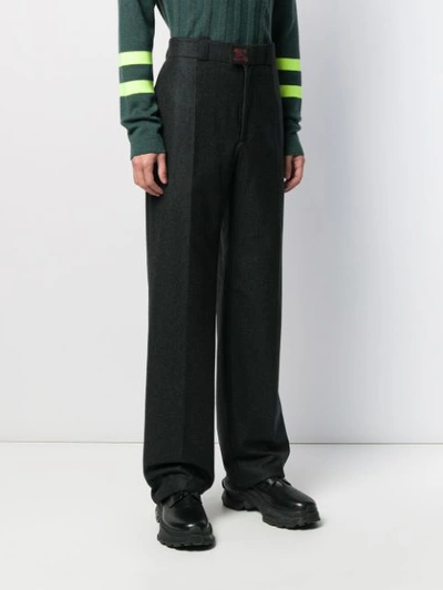 Shop Raf Simons Classic Pants In Grey