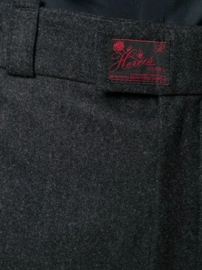 Shop Raf Simons Classic Pants In Grey