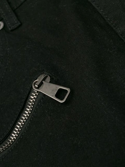 Shop Neil Barrett Zip Detail Mid In Black