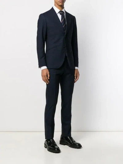 Shop Maurizio Miri Keanu Arold Two-piece Suit In Blue